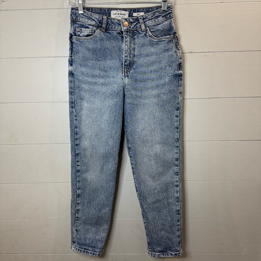 New Look Lift & Shape Women’s Mom Jeans Straight Leg Size 4